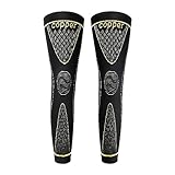 SKDK Copper Full Leg Sleeves Long Compression Leg Sleeve Knee Sleeves Protect Leg for Man Women Basketball, Arthritis Cycling Sport Football, Reduce Varicose Veins and Swelling of Legs