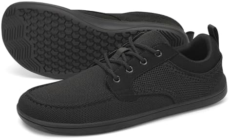 Men's Barefoot Shoes Wide Toe Box Minimalist Shoes for Men Zero Drop Sole Non Slip Walking Running Sneakers