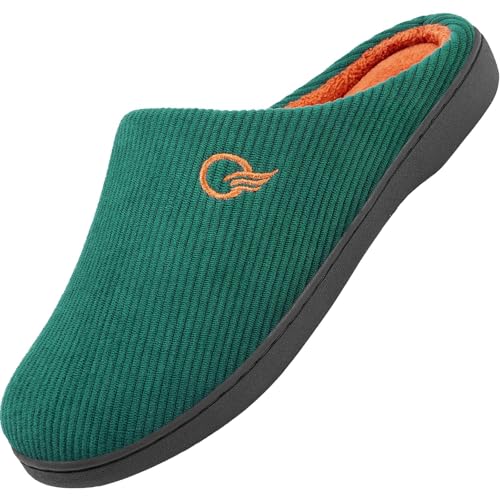 Mishansha Chausson Hommes Femmes Hiver Pantoufles Mousse Mémoire Peluche Chaud Chaussons Maison Antidérapantes 40/41 EU