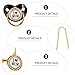 BESTonZON Chupete Suave De Silicona De Alimenticio Con Clip Para Bebés Diseño Creativo y Brillantes Para Recién Nacidos y Niño Niña Pequeños Accesorio De Calma Para Momentos De Llanto Imagen de BESTonZON Chupete Suave De Silicona De Alimenticio Con Clip Para Bebés Diseño Creativo y Brillantes Para Recién Nacidos y Niño Niña Pequeños Accesorio De Calma Para Momentos De Llanto