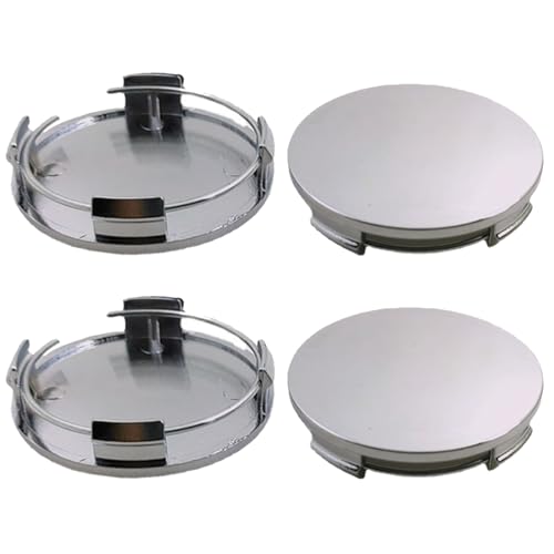Visxcnu 4 Tapas Juego de Rueda de 60mm, Centro Centrales Tapacubos de ABS Plastico para Llantas de Coche, Diseño Elegante y Duradero Fáciles de Instalar, Accesorios de Tuning para Vehículos