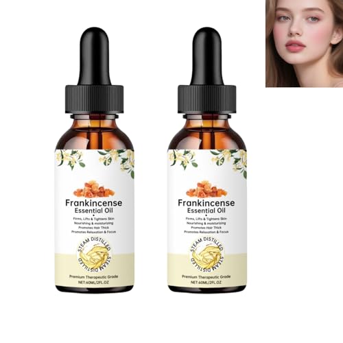 Aceite esencial de incienso de extracto de resina, crema hidratante facial y corporal para hidratación y nutrición, cuidado antienvejecimiento, cuidado del cabello, aceites esenciales aromaterapia (2
