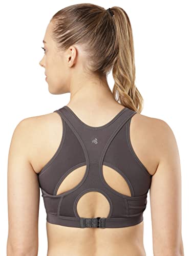 Image of Jockey MI03 Women's Wirefree Padded Polyester Elastane Stretch Printed Full Coverage Racer Back Styling Sports Bra with Stay Dry Treatment