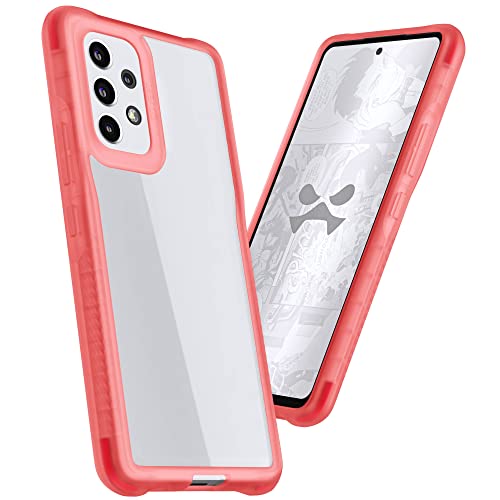 Image of Ghostek COVERT Clear Pink Samsung Galaxy A53 5G Case for Women Premium Protective Cover Screen and Camera Lens Protection Heavy Duty Shockproof Bumper Designed for 2022 Samsung A53 5G (6.5inch) (Pink)
