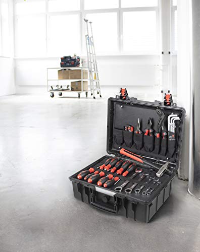 Wiha Lehrlingskoffer Werkzeugkoffer Basic Set L mechanic 40 teilig I Werkzeugkiste mit Profi Werkzeug befüllt I… – Bild 3