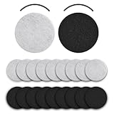 AAOBOSI Mini Dunstabzugshaube Filter, Inklusive 10 Stück Absorptionswatte & 10 Stück Aktivkohlefilter, Entfernt Fett & Gerüche Effektiv, für Tragbare Abzugshaube