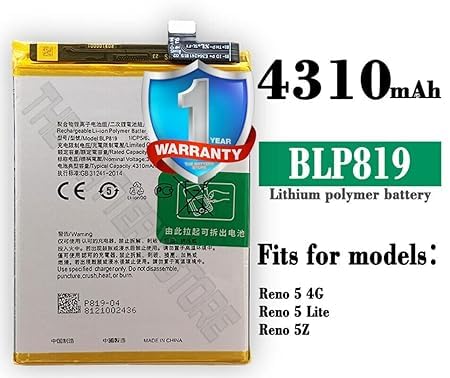 Image of Original BLP819 Battery for Oppo A57 / 5 4G / 5 LITE / 5Z Battery with 1 Year Warranty **** (G006)
