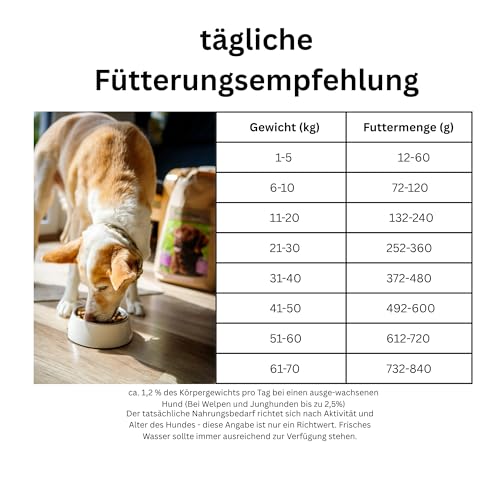 Naturpfötchen Freilandgans - 100% kaltgepresst- hergestellt von der Markus Mühle - umweltbewusst - Premium Hundetrockenfutter (5kg)