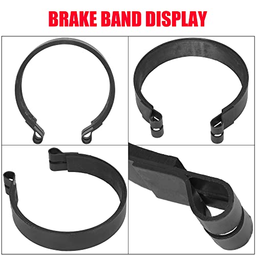 Image of GREHUA 4 inch Rear Drum Brake Band & Cable Kit for Manco Bandit Critter 1492 4316 297 Rotary 484 Azusa 2251-B Yerf-Dog Predator 212cc 420cc 196cc Go Kart Yard Cart Dune Buggies Mini Bike ATV Parts