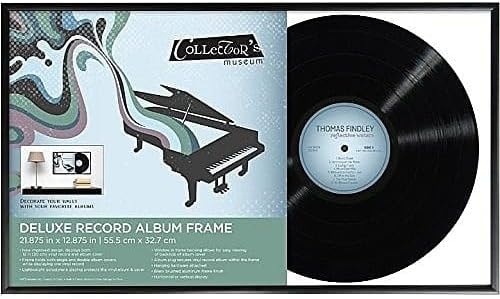 MCS Deluxe Record Album frame shows back (open) AND front (glass) - 12x12