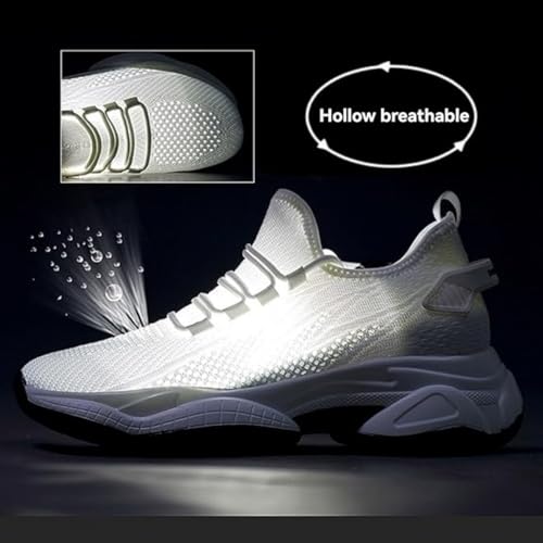 Tallure Sneakers for Women and Men,1.2/2/2.8/3.6in Height Invisible Increase, Casual Breathable Mesh Lightweight Shoes2