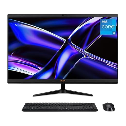 Acer Aspire C27-1800 All-in-One Desktop - Intel Core i5-12450H, 16GB, 1TB, Integrated Graphics, 27" Full HD, Windows 11, Black