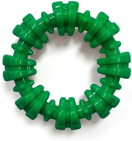 Nylabone Holiday Edition Textured Ring Power Chew Toy for Dogs, D...
