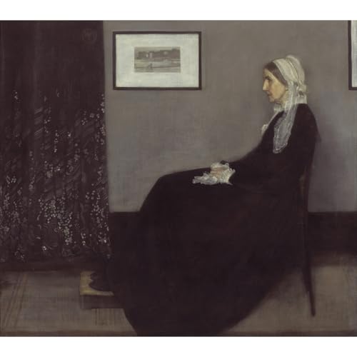 Impression sur toile Whistler Mère des Whistlers reproduction dart enroulée 101x127 cm