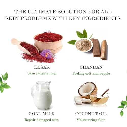 Image of Sandalwood & Saffron Magic Soaps For Bath (100 Gms) | Paraben Free | Chandan & Kesar Bath Soap | Handmade Soaps For Glowing | Skin Brightening Soap For Men & Women (Pack Of 3)