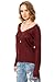 O'Neill Juniors Snowfall Sweater, Burgundy, X-Large