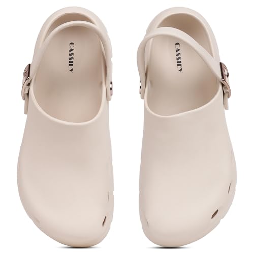Image of CASSIEY Slip on Sandals Women Comfortable EVA Closed Toe Clogs