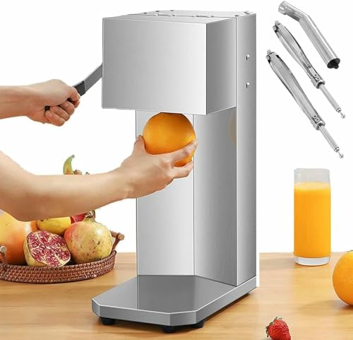 Exprimidor de Naranjas eléctrico, exprimidor de cítricos Comercial, exprimido rápido en 3 Segundos, Motor ultrapotente y Mango Suave, Control de Pulpa, Disfrute de Jugo Puro