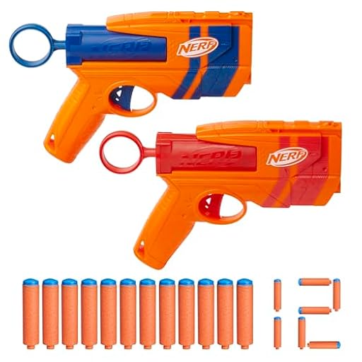 Hasbro Nerf N Series Duo Pack, 2 Blasters de Juguete, 12 Dardos N1, Juegos Portátiles de Viaje, Diversión en Familia al Aire Libre, Regalos para Niños y Niñas de 8 Años o Más | Ya disponible en tu tienda friki favorita! En mundofriki.es! Hasbro Nerf N Series Duo Pack, 2 Blasters de Juguete, 12 Dardos N1, Juegos Portátiles de Viaje, Diversión en Familia al Aire Libre, Regalos para Niños y Niñas de 8 Años o Más | Ya disponible en tu tienda friki favorita! En mundofriki.es!