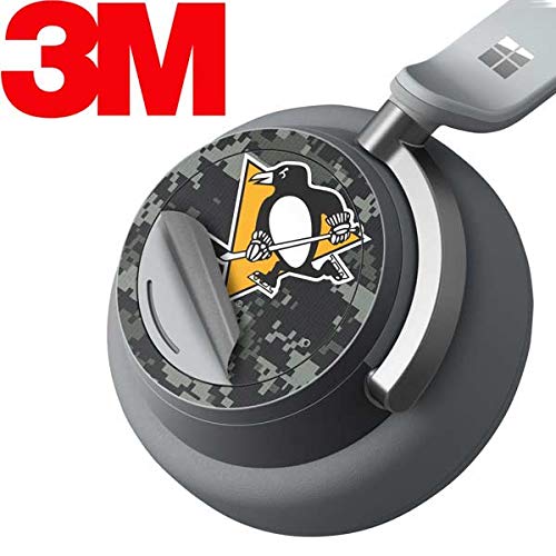 Skinit Decal Audio Skin Compatible with Surface Headphones - Officially Licensed NHL Pittsburgh Penguins Camo Design