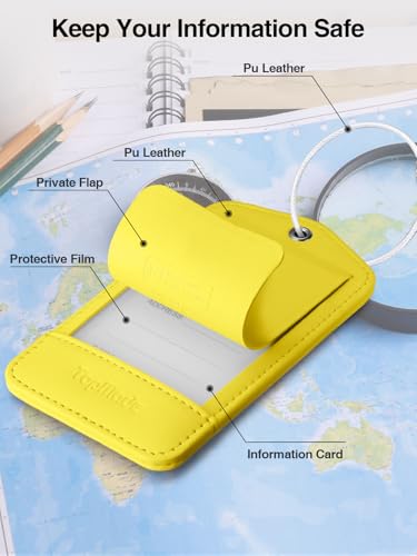 Image of TopMade Luggage Tags, Works with Apple Find My, Smart Suitcase Tag Tracker