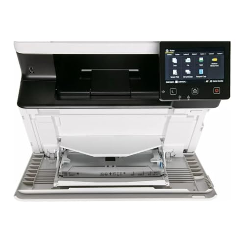 Image of Canon Imageclass MF743CDW Color All in One Laser Printer, Renewed (White) | Print and Copy and Scan and Fax, 28 Ppm, WI-FI and Nfc, Duplex, 600 X 600 Dpi, 300-Sheet Capacity, 1 GB Memory