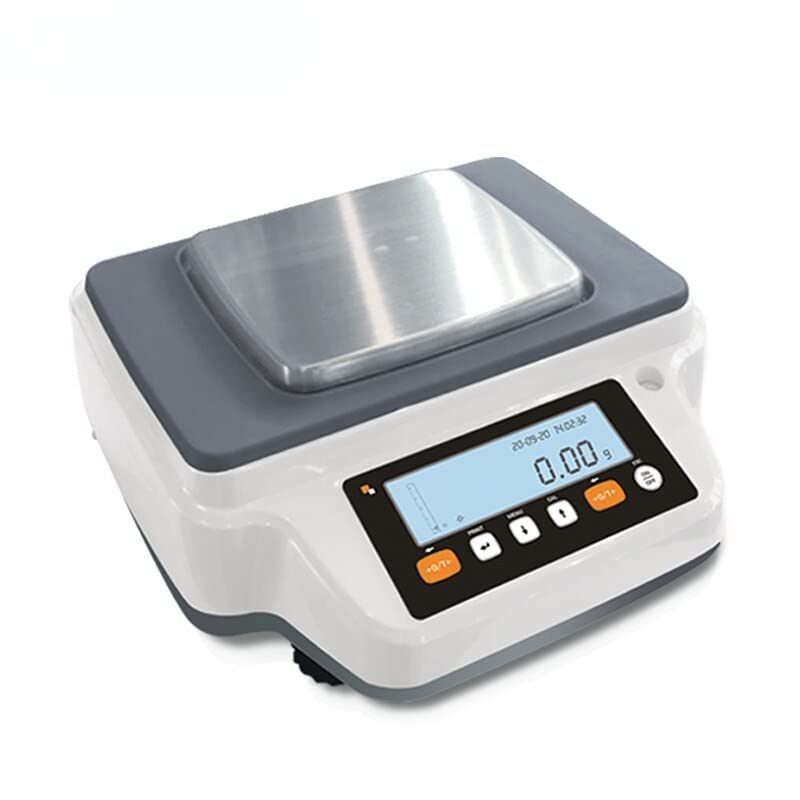 High Capacity Balance, 6200g 0.01g Readability, Large Pan, Fast Weighing Scale