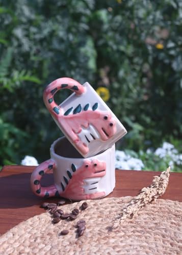 Image of Weaving Home Dino-mite Ceramic Coffee Mug with Handle