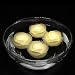 Acmee (Pack of 4) Warm White Color Flameless Wax LED Water Floating Rose Candle Light for Wedding or Event Decoration./LED Floating Candle Light in Flower Shape (Warm White)