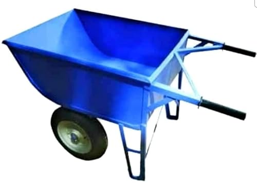Movers Heavy Duty Double Tyre Wheelbarrow Big Bucket 3 x 2 x...