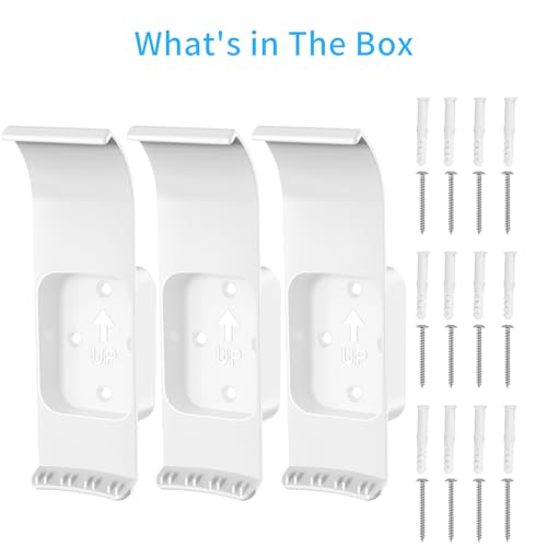 Image of eero Max 7 Wall Mount, Wall Brackets ABS Router Holder Compatible with eero Max 7 Extender Space Saving (3 Pack)