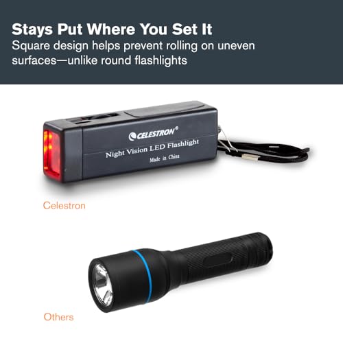 Celestron 93588 Astro Night Vision Flashlight, Black