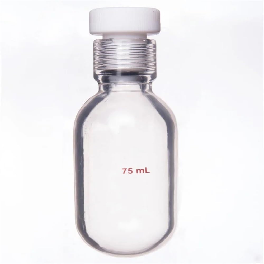Cristalería de Laboratorio Tapón de rosca interna de PTFE for revestimiento de botellas de pared gruesa resistente a la presión P17(100mL-P170100D)