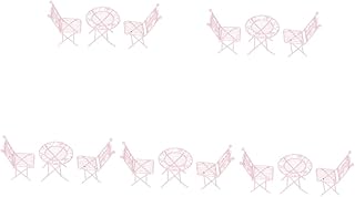 Angoily 5 Conjuntos De Mesa E Cadeiras Para Casa De Bonecas Móveis Para Crianças Ao Ar Livre Móveis Minúsculos Mini Casa De Bonecas Mesa De Jantar Conjunto De Cadeiras Cadeira De