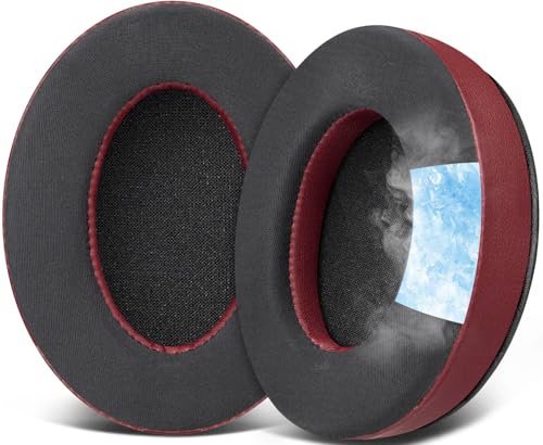 SOULWIT Almohadillas de Gel Refrescante para HyperX Cloud 2/3/1/Alpha/Flight/Stinger/Stinger2/Core/Pro, CloudX Stinger/Flight Series Auriculares