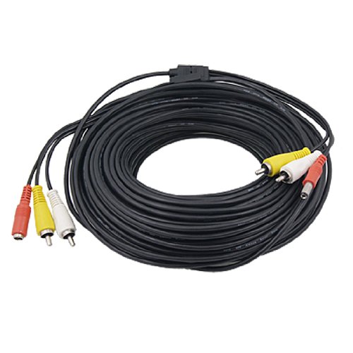 Cable de alimentación de audio y video RCA DC sourcing map con aislamiento contra interferencias