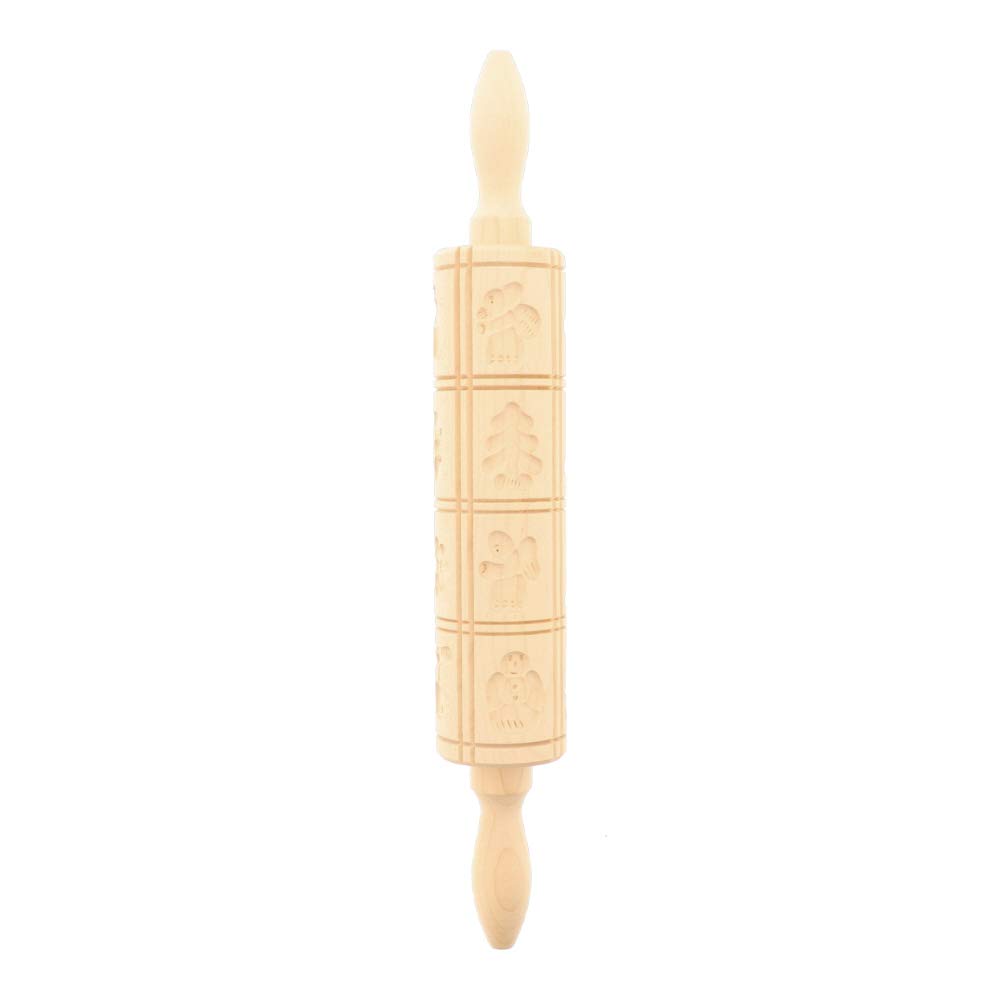 HOFMEISTER® Lot de 5 rouleaux à pâtisserie anis 16 photos Longueur du manche 80 mm En érable