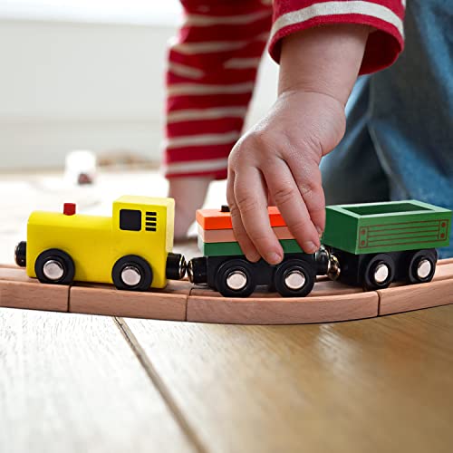 Fun Little Toys WTS-0408 77Pcs Wooden Train Set Toy Train thumb #3