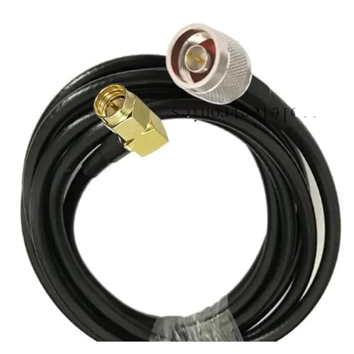 Câble adaptateur SMA mâle coudé vers N 5D-FB anti-perte de signal 8m
