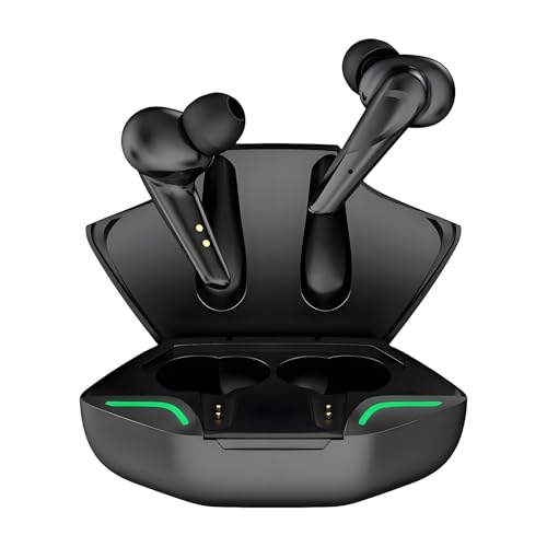 Befoco Wireless Earbuds 5.3 Bluetooth Headphones Stereo Sound Ear Buds, Touch Control in Ear Earphones with Noise Cancelling Mic, Bass Surround Headphones for Computer Phones Sports Workout (Black)