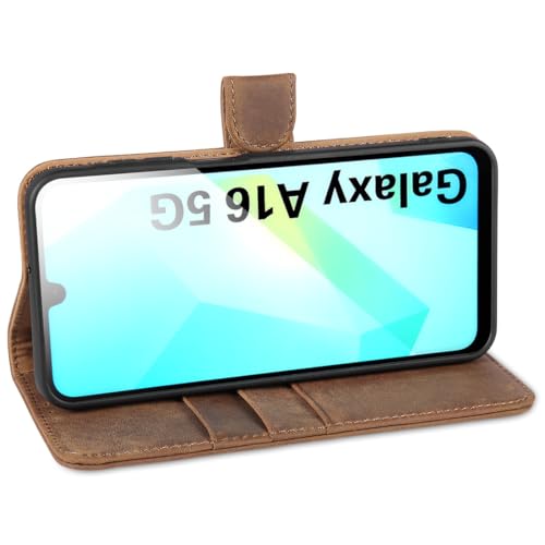Coque pour Samsung Galaxy A16 5G housse étui portefeuille cuir