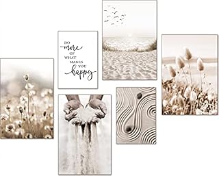Artpin® nowoczesny zestaw plakatów - obrazy do salonu, dekoracja sypialni - ściana z obrazami, bez ramki, designerski modny obraz ścienny COCO Rose, 4 x A3 | 2 x A4, W4