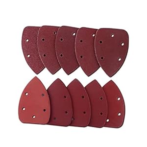 BUGUUYO Dreieck Schleifpapier 50 Stück Körnung 40-800