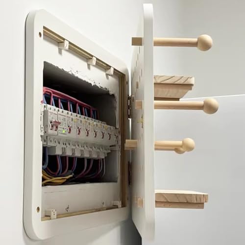 Couvercle de panneau électrique décoratif en panneau perforé haute finition