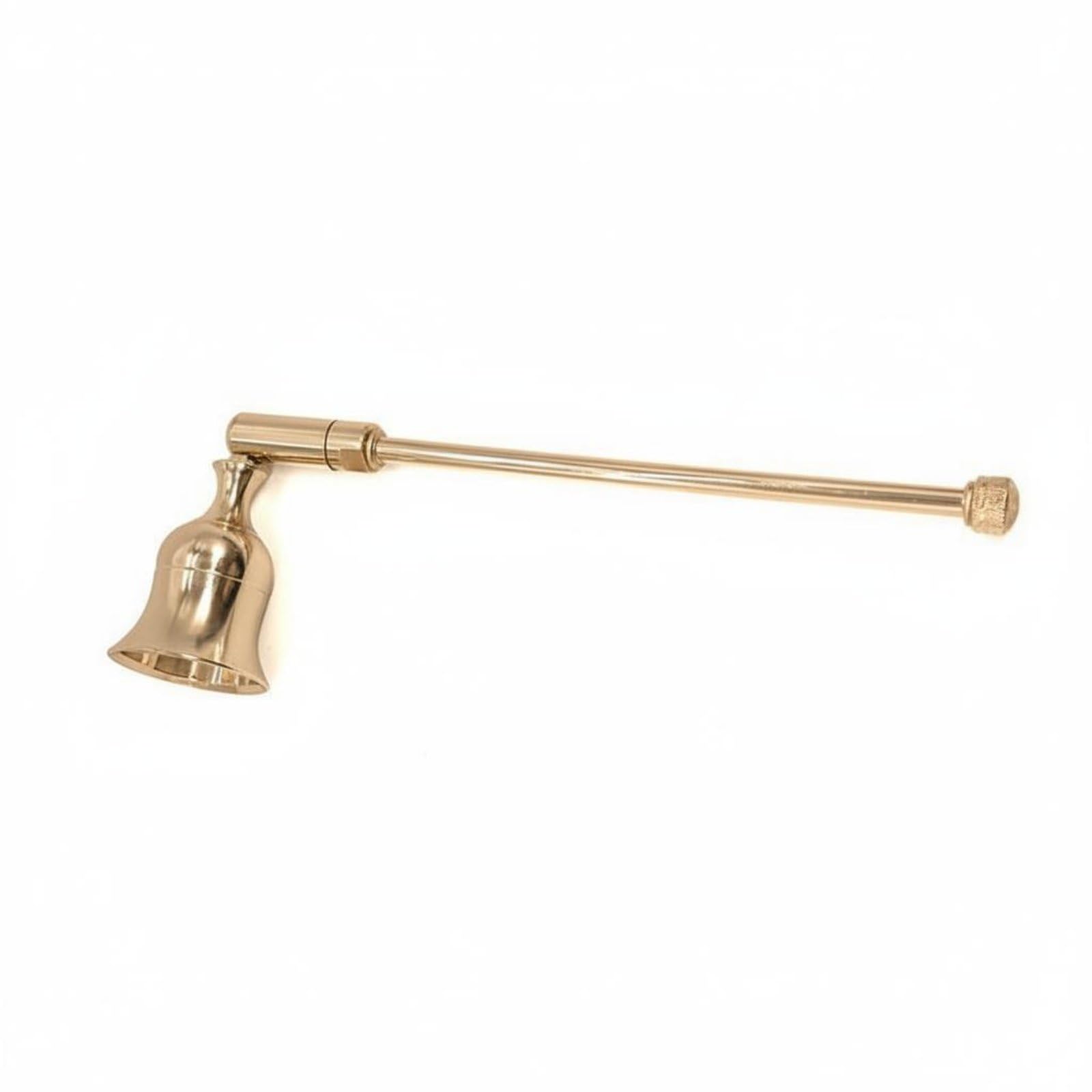 Ojiva® Metal Construction Candle Snuffer Pivoting Head Long Handle Flame Snuffer Prevents Candle Residue Splatter Wick Flame Putter Reduces Smoke for Home Decor, Restaurants, Parties, Weddings, GOL-image-31