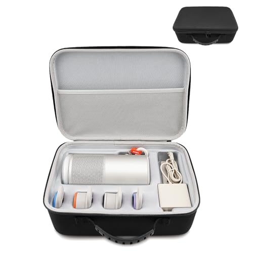 Yaslayp Carrying Case for XGIMI MoGo 4 Projector, MoGo 4 Projector 360°All-Round Hard EVA Protection Storage Box Travel Bag,Fits Remote,Cables & 4*Filters,Waterproof,Scratch?Resistant