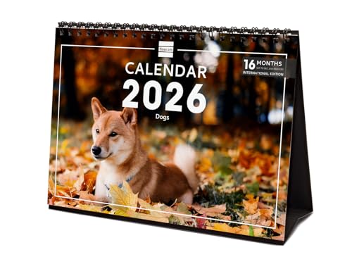 Finocam - Calendario da tavolo 2026 Layout mensile Gennaio -