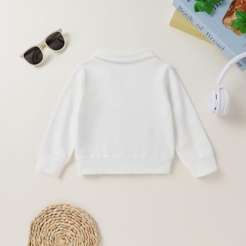 Happy Town Toddler Sweatshirt Boy Girl Fall Outfits Long Sleeve Solid Color Top Pullover Blouse Shirt Baby Winter Clothes3