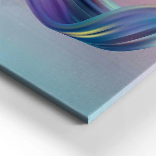Peinture murale d'art Wallfluent - Grand Tableaux 60x40cm original liquide abstrait