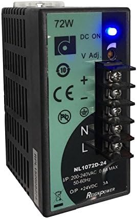 NL1072D-24 72W 24VDC 3A Din Rail Power Supply